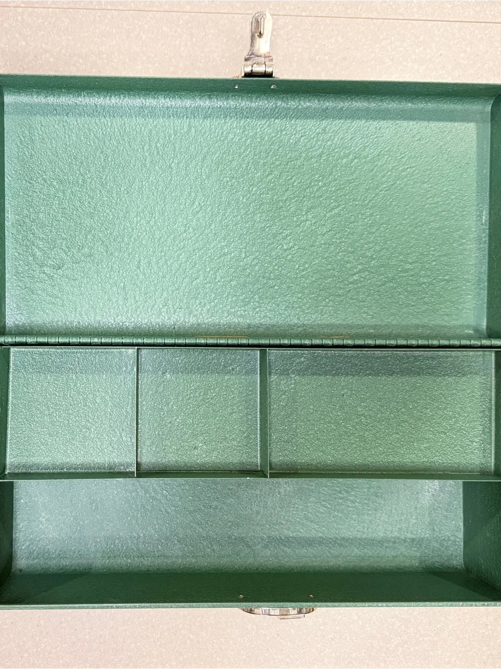 Vintage Steel Box, Green, 1949